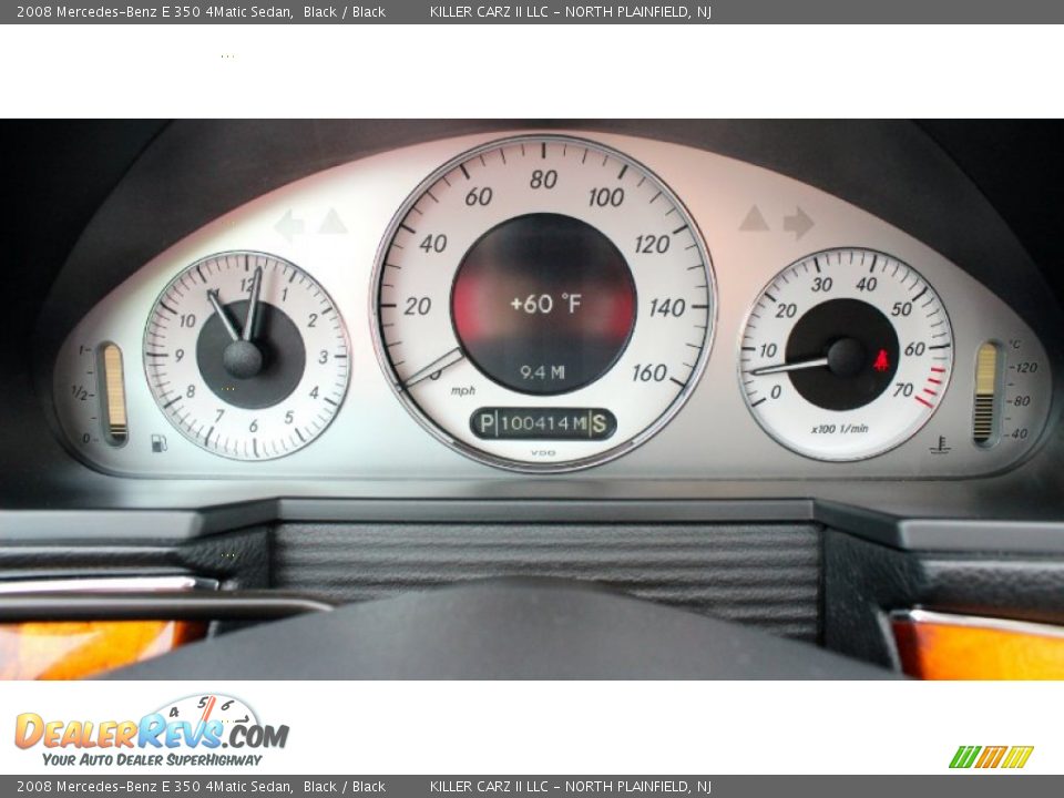 2008 Mercedes-Benz E 350 4Matic Sedan Gauges Photo #30