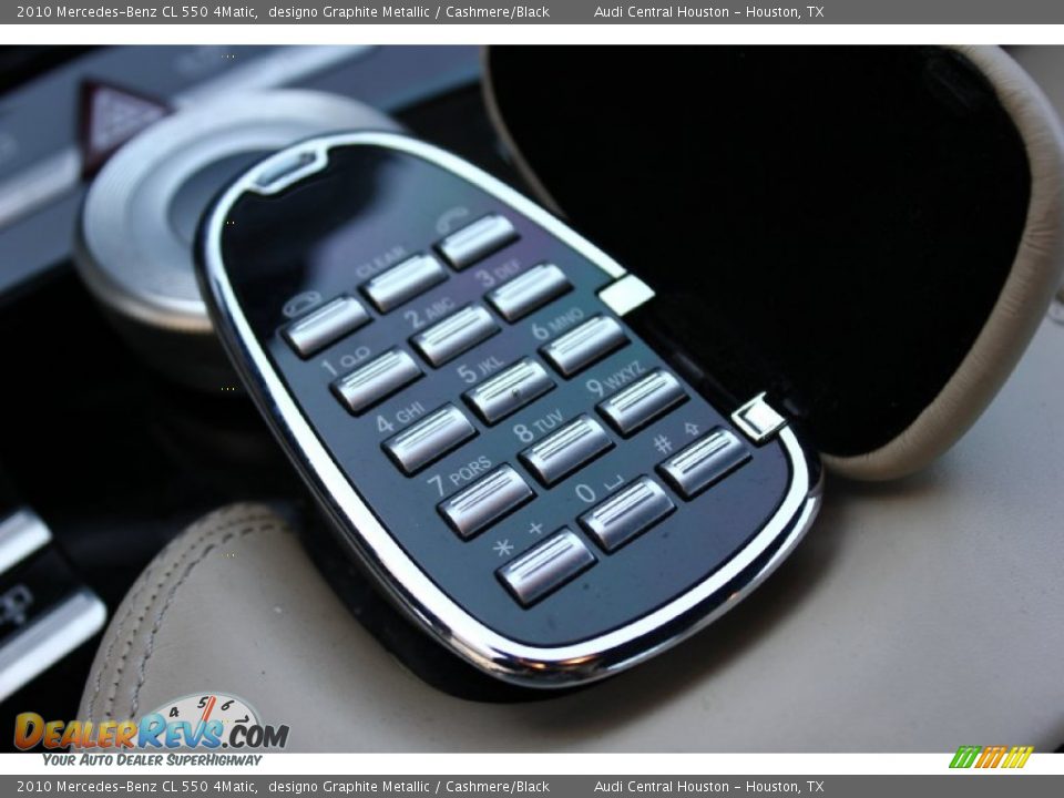 2010 Mercedes-Benz CL 550 4Matic designo Graphite Metallic / Cashmere/Black Photo #24