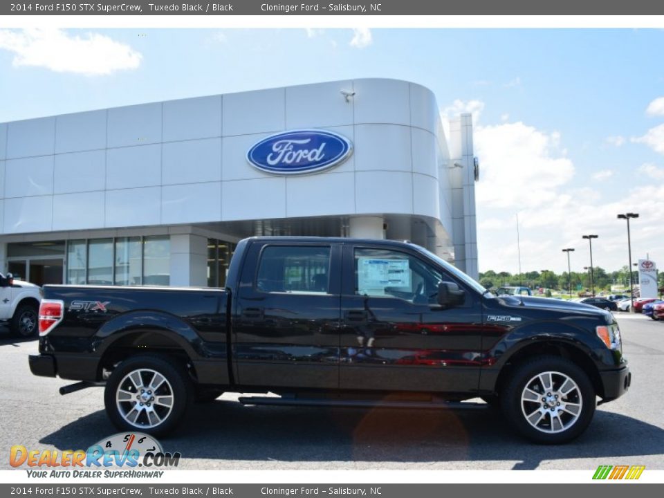 2014 Ford F150 STX SuperCrew Tuxedo Black / Black Photo #2