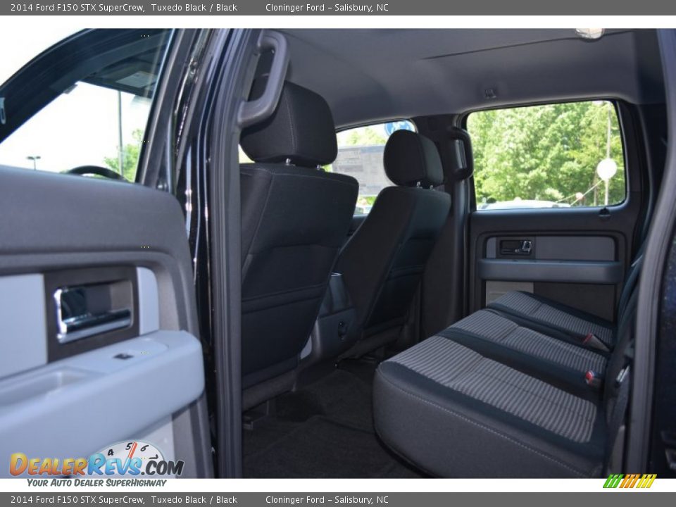 2014 Ford F150 STX SuperCrew Tuxedo Black / Black Photo #8