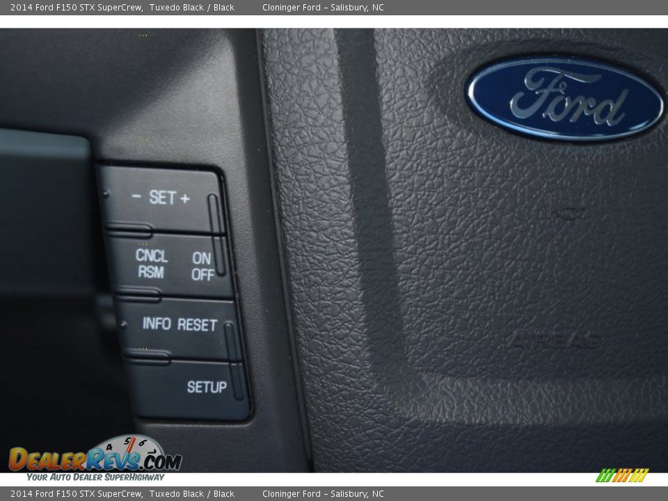2014 Ford F150 STX SuperCrew Tuxedo Black / Black Photo #12
