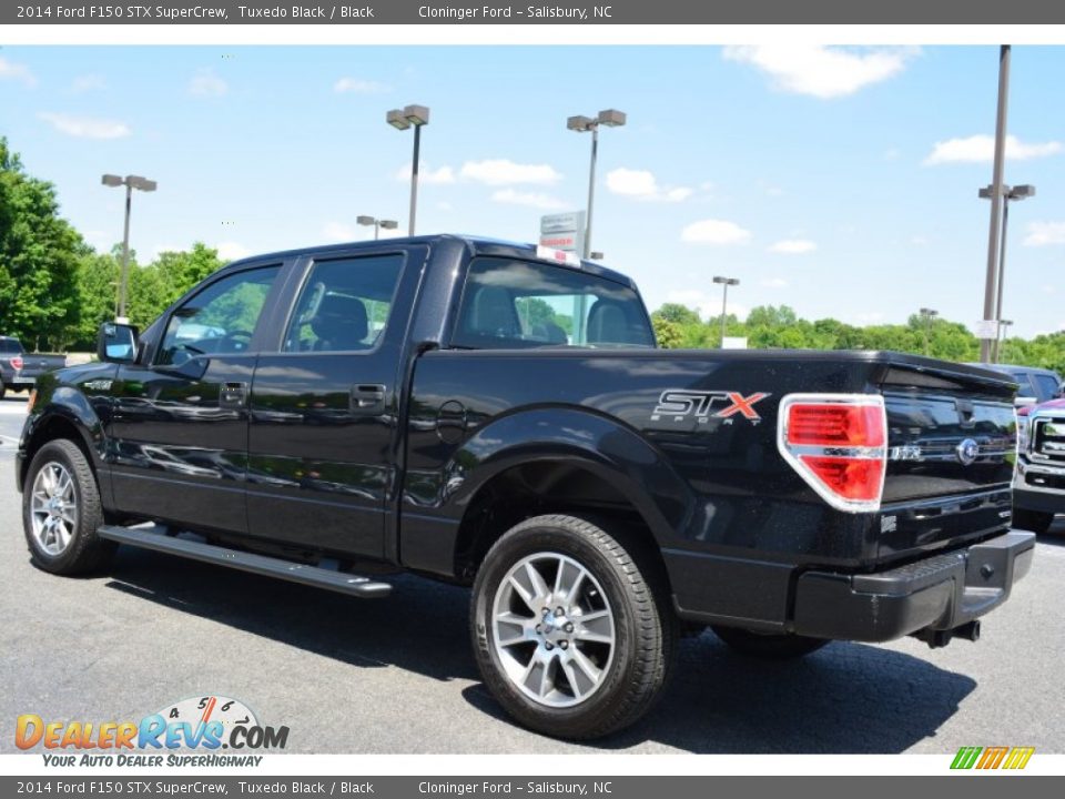 2014 Ford F150 STX SuperCrew Tuxedo Black / Black Photo #18