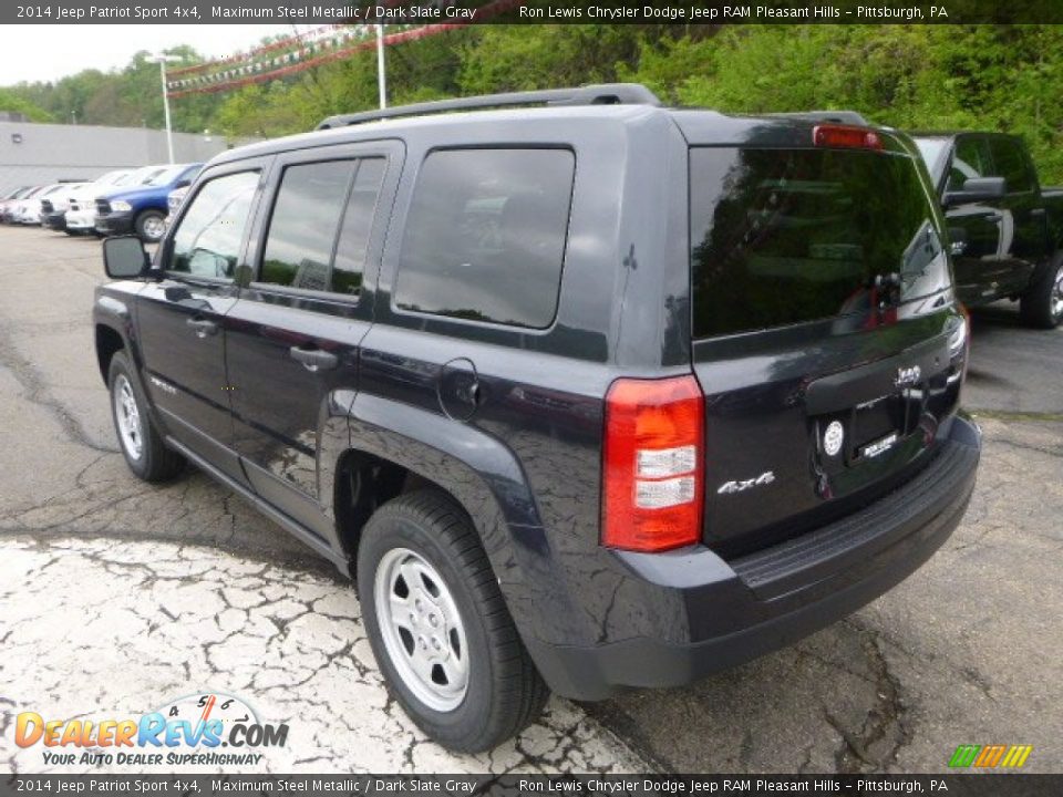 2014 Jeep Patriot Sport 4x4 Maximum Steel Metallic / Dark Slate Gray Photo #3