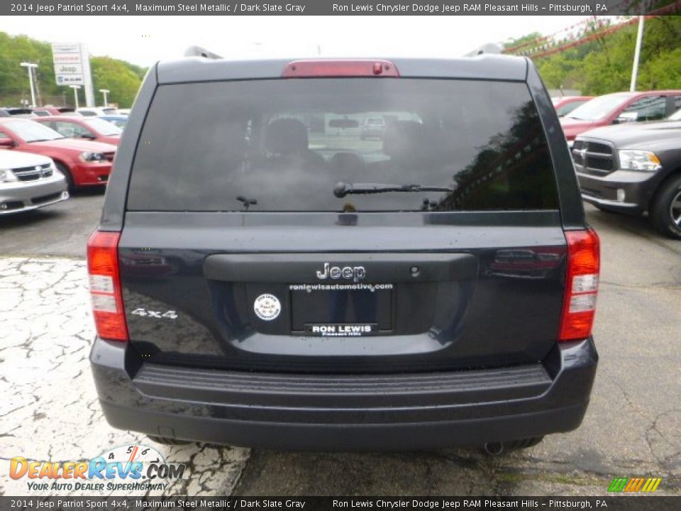 2014 Jeep Patriot Sport 4x4 Maximum Steel Metallic / Dark Slate Gray Photo #4