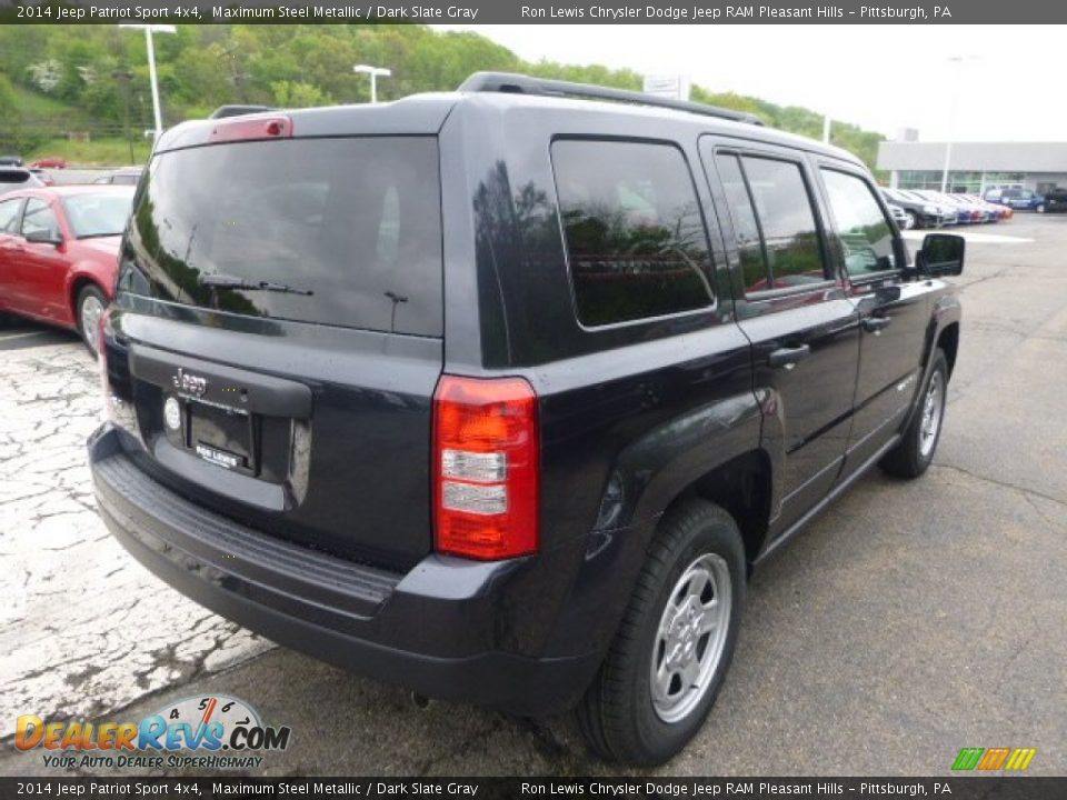 2014 Jeep Patriot Sport 4x4 Maximum Steel Metallic / Dark Slate Gray Photo #5