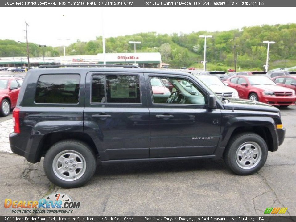2014 Jeep Patriot Sport 4x4 Maximum Steel Metallic / Dark Slate Gray Photo #6