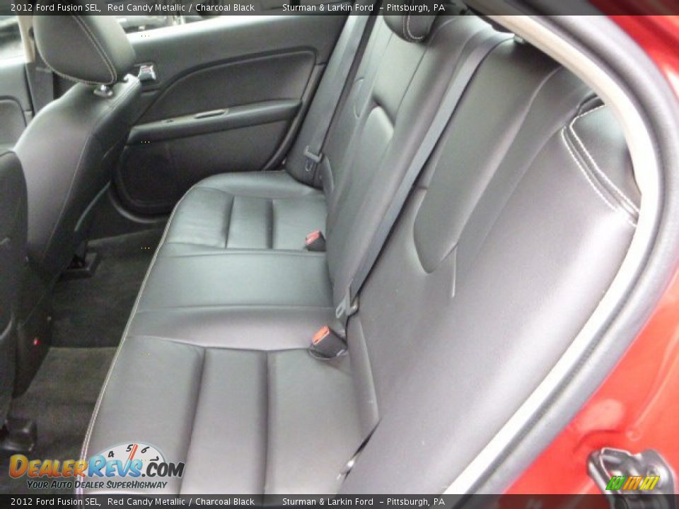 2012 Ford Fusion SEL Red Candy Metallic / Charcoal Black Photo #9
