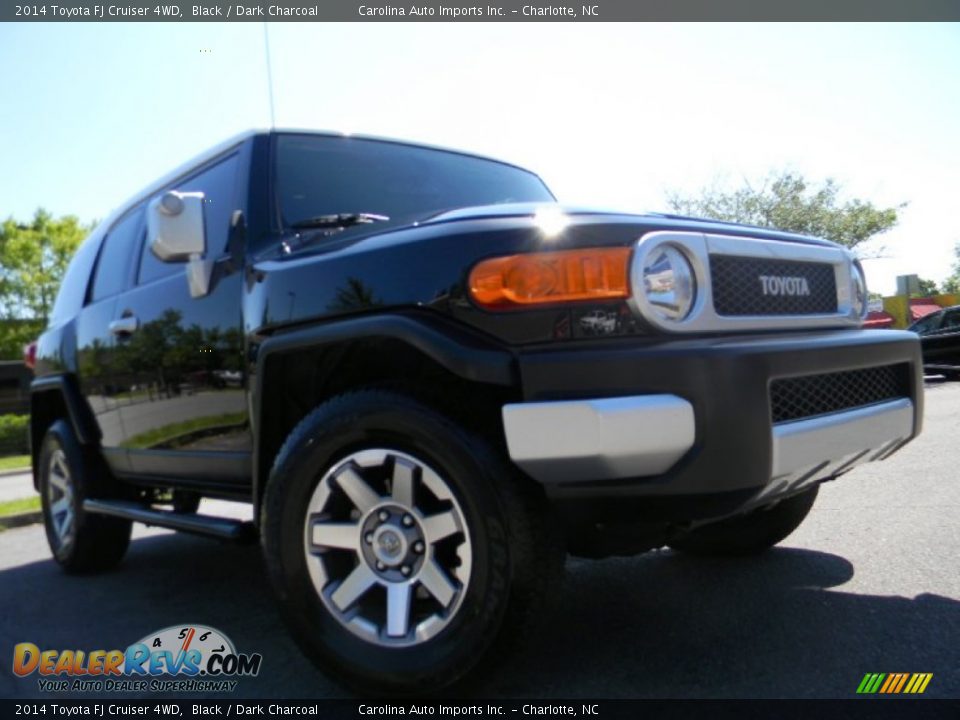2014 Toyota FJ Cruiser 4WD Black / Dark Charcoal Photo #2