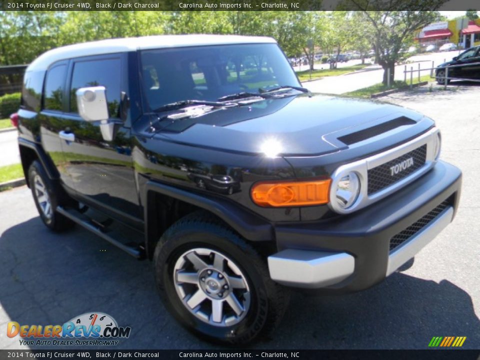 2014 Toyota FJ Cruiser 4WD Black / Dark Charcoal Photo #3