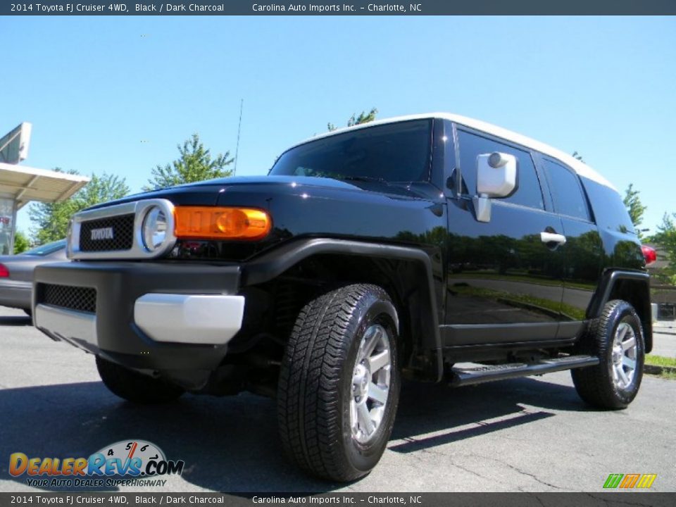2014 Toyota FJ Cruiser 4WD Black / Dark Charcoal Photo #7