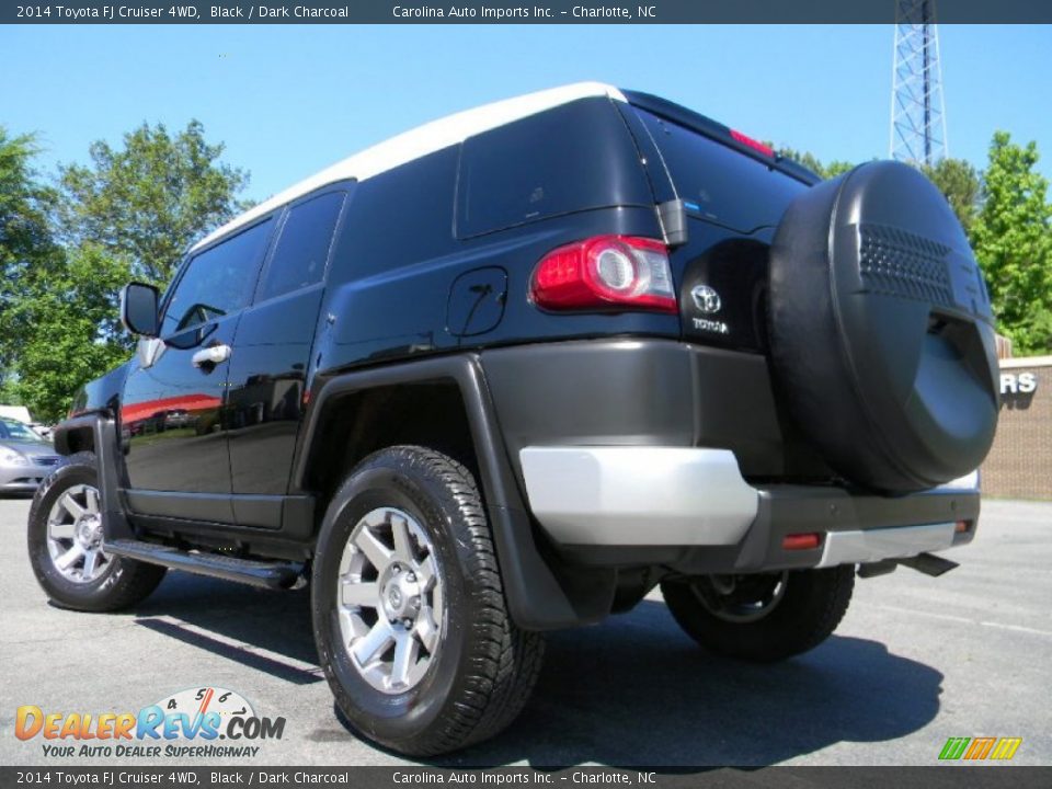 2014 Toyota FJ Cruiser 4WD Black / Dark Charcoal Photo #9