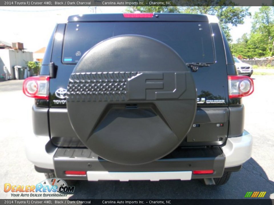 2014 Toyota FJ Cruiser 4WD Black / Dark Charcoal Photo #10