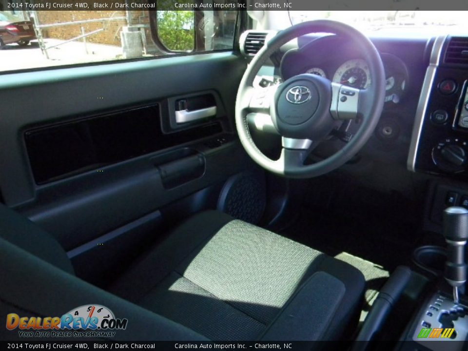 2014 Toyota FJ Cruiser 4WD Black / Dark Charcoal Photo #13