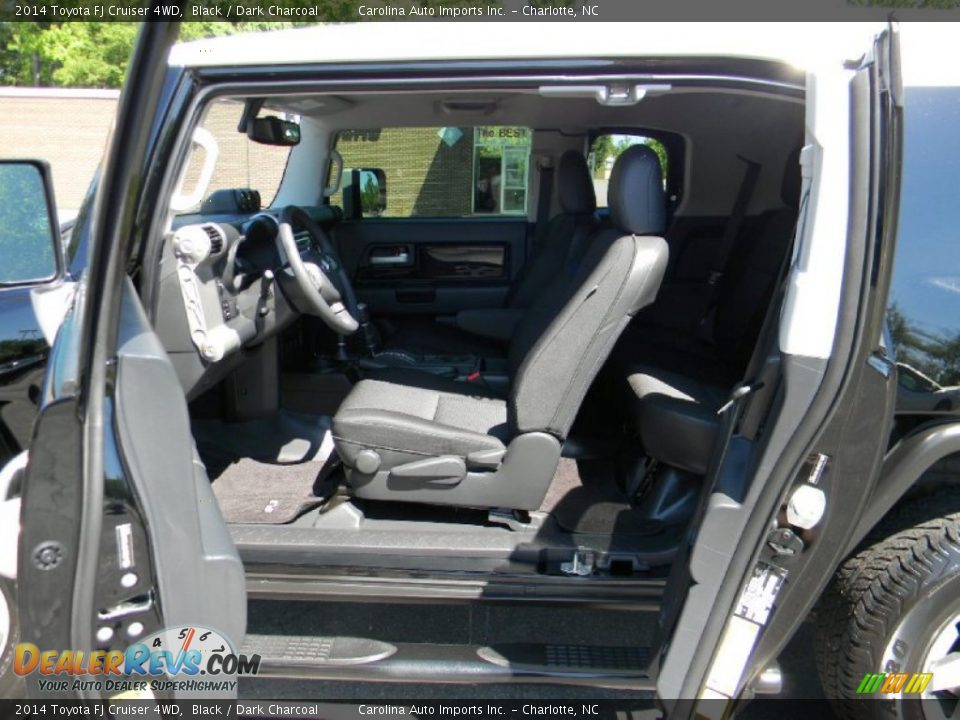 2014 Toyota FJ Cruiser 4WD Black / Dark Charcoal Photo #25