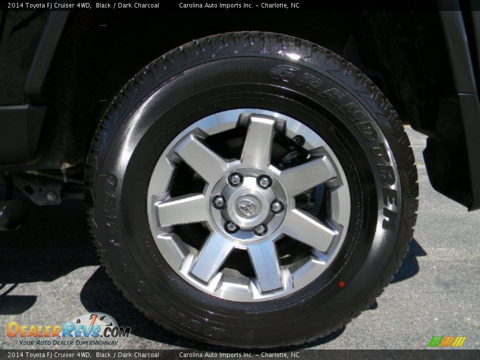 2014 Toyota FJ Cruiser 4WD Black / Dark Charcoal Photo #28