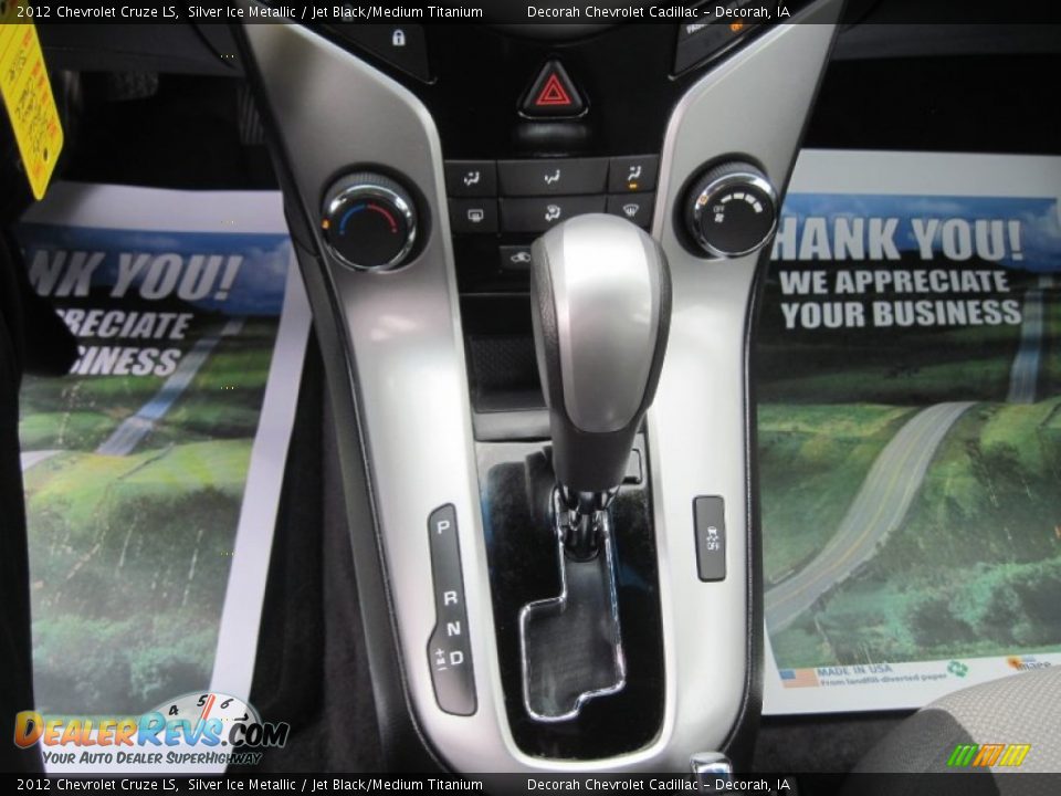 2012 Chevrolet Cruze LS Silver Ice Metallic / Jet Black/Medium Titanium Photo #12