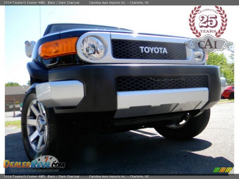 2014 Toyota FJ Cruiser 4WD Black / Dark Charcoal Photo #34