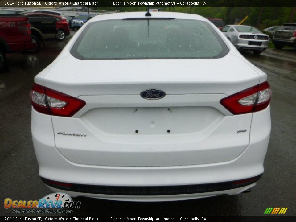 2014 Ford Fusion SE Oxford White / Charcoal Black Photo #3