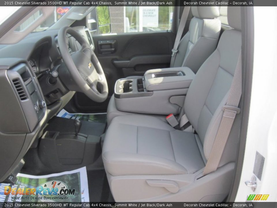 2015 Chevrolet Silverado 3500HD WT Regular Cab 4x4 Chassis Summit White / Jet Black/Dark Ash Photo #7
