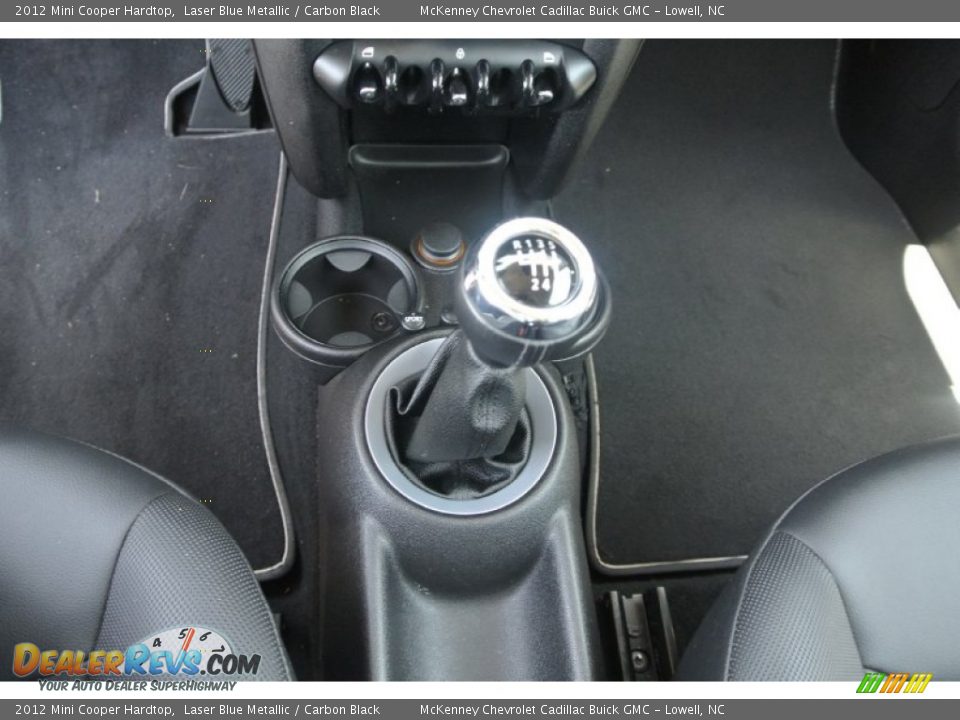 2012 Mini Cooper Hardtop Laser Blue Metallic / Carbon Black Photo #9