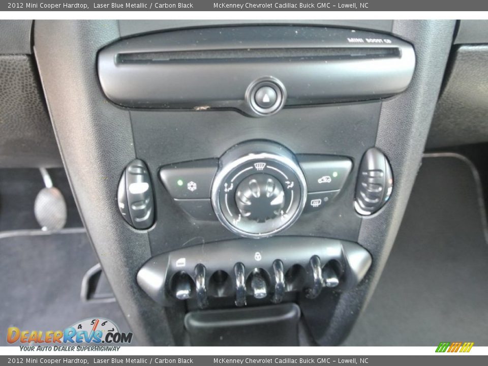 2012 Mini Cooper Hardtop Laser Blue Metallic / Carbon Black Photo #10