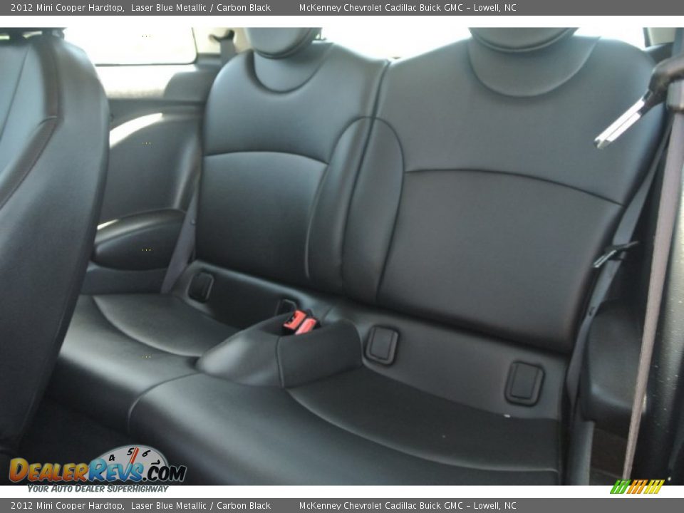 2012 Mini Cooper Hardtop Laser Blue Metallic / Carbon Black Photo #13