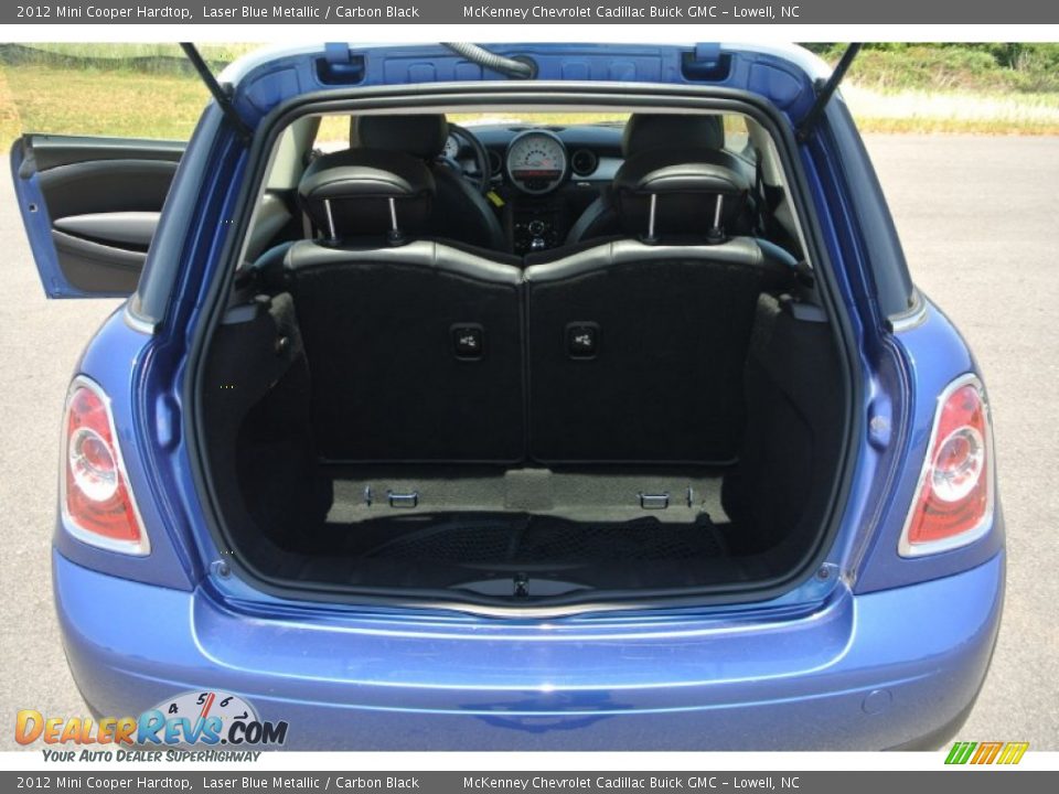 2012 Mini Cooper Hardtop Laser Blue Metallic / Carbon Black Photo #14
