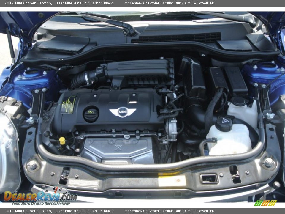 2012 Mini Cooper Hardtop Laser Blue Metallic / Carbon Black Photo #18