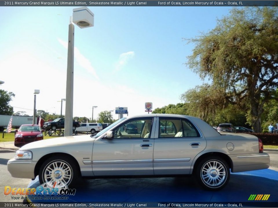 2011 Mercury Grand Marquis LS Ultimate Edition Smokestone Metallic / Light Camel Photo #2