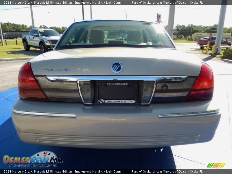 2011 Mercury Grand Marquis LS Ultimate Edition Smokestone Metallic / Light Camel Photo #4