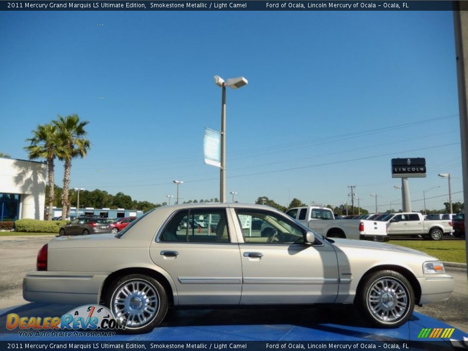 2011 Mercury Grand Marquis LS Ultimate Edition Smokestone Metallic / Light Camel Photo #6