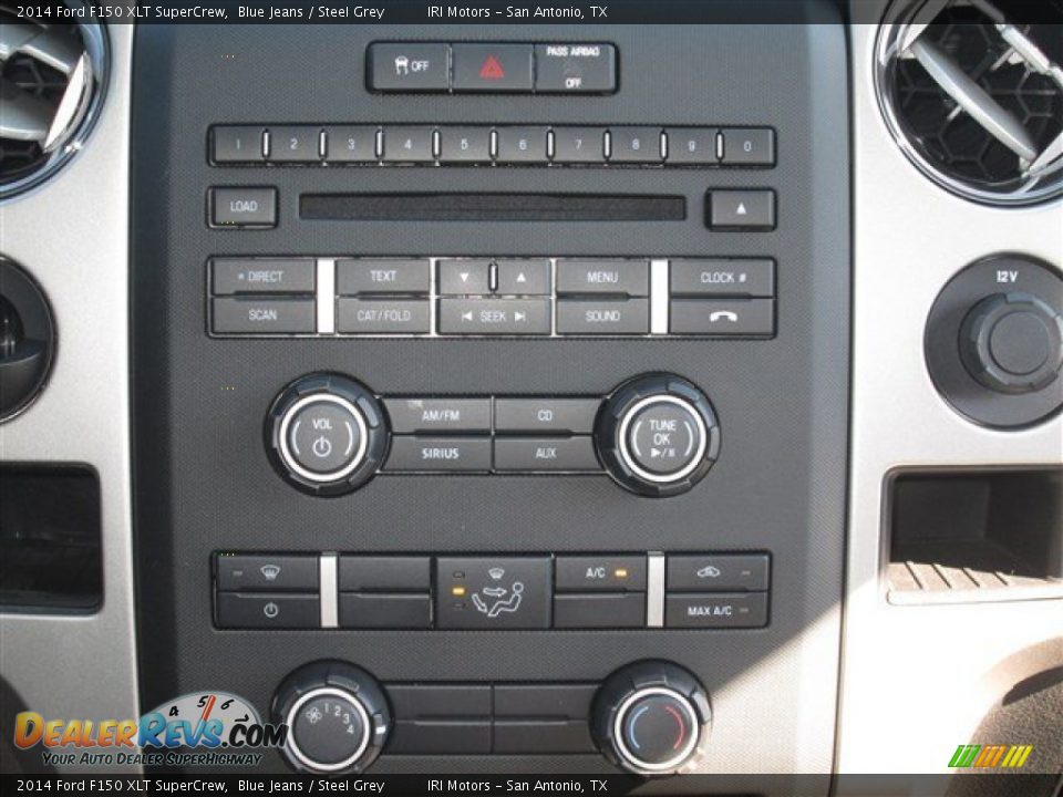 2014 Ford F150 XLT SuperCrew Blue Jeans / Steel Grey Photo #17