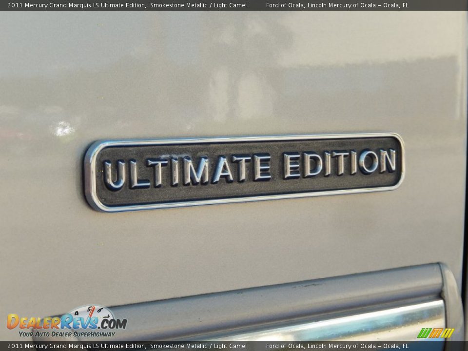 2011 Mercury Grand Marquis LS Ultimate Edition Smokestone Metallic / Light Camel Photo #10