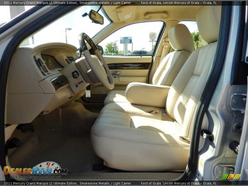 2011 Mercury Grand Marquis LS Ultimate Edition Smokestone Metallic / Light Camel Photo #13