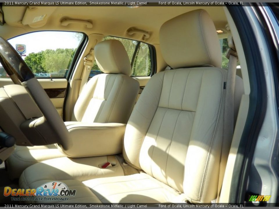 2011 Mercury Grand Marquis LS Ultimate Edition Smokestone Metallic / Light Camel Photo #14