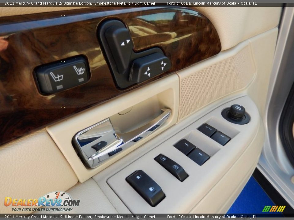 2011 Mercury Grand Marquis LS Ultimate Edition Smokestone Metallic / Light Camel Photo #15