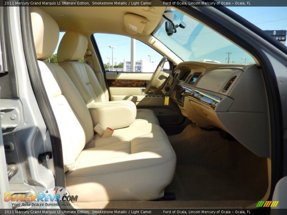 2011 Mercury Grand Marquis LS Ultimate Edition Smokestone Metallic / Light Camel Photo #18