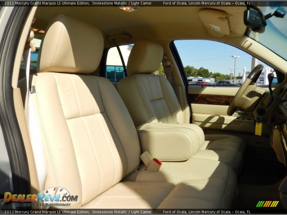2011 Mercury Grand Marquis LS Ultimate Edition Smokestone Metallic / Light Camel Photo #19