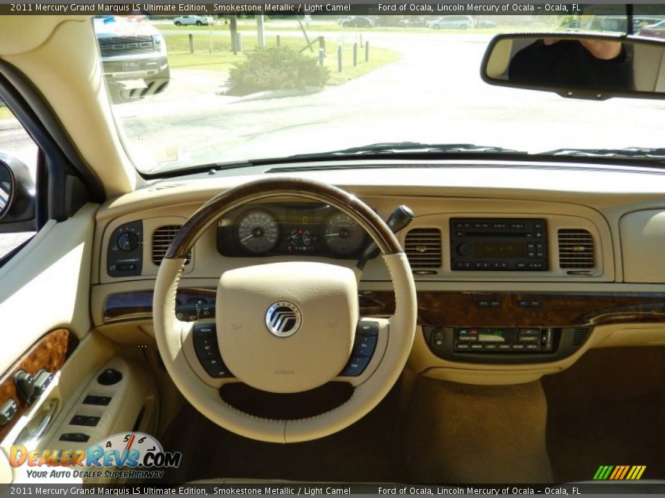 2011 Mercury Grand Marquis LS Ultimate Edition Smokestone Metallic / Light Camel Photo #21