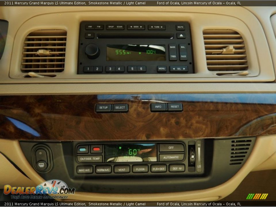 2011 Mercury Grand Marquis LS Ultimate Edition Smokestone Metallic / Light Camel Photo #23