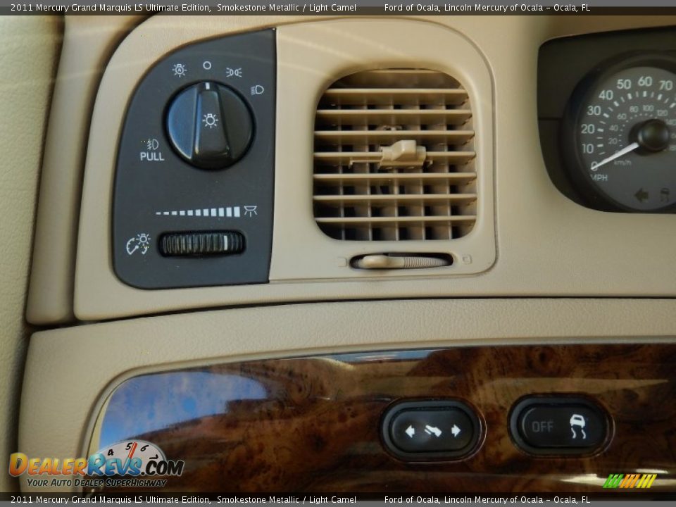 2011 Mercury Grand Marquis LS Ultimate Edition Smokestone Metallic / Light Camel Photo #24