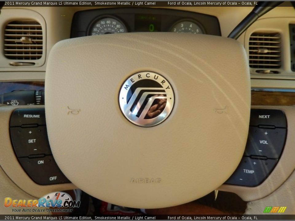 2011 Mercury Grand Marquis LS Ultimate Edition Smokestone Metallic / Light Camel Photo #25