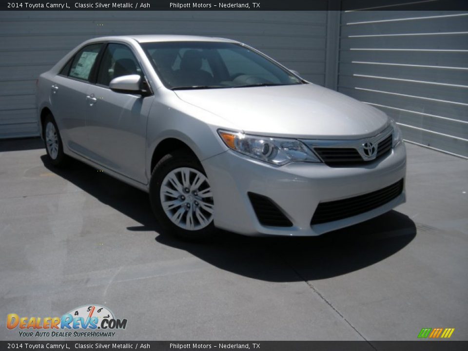 2014 Toyota Camry L Classic Silver Metallic / Ash Photo #1