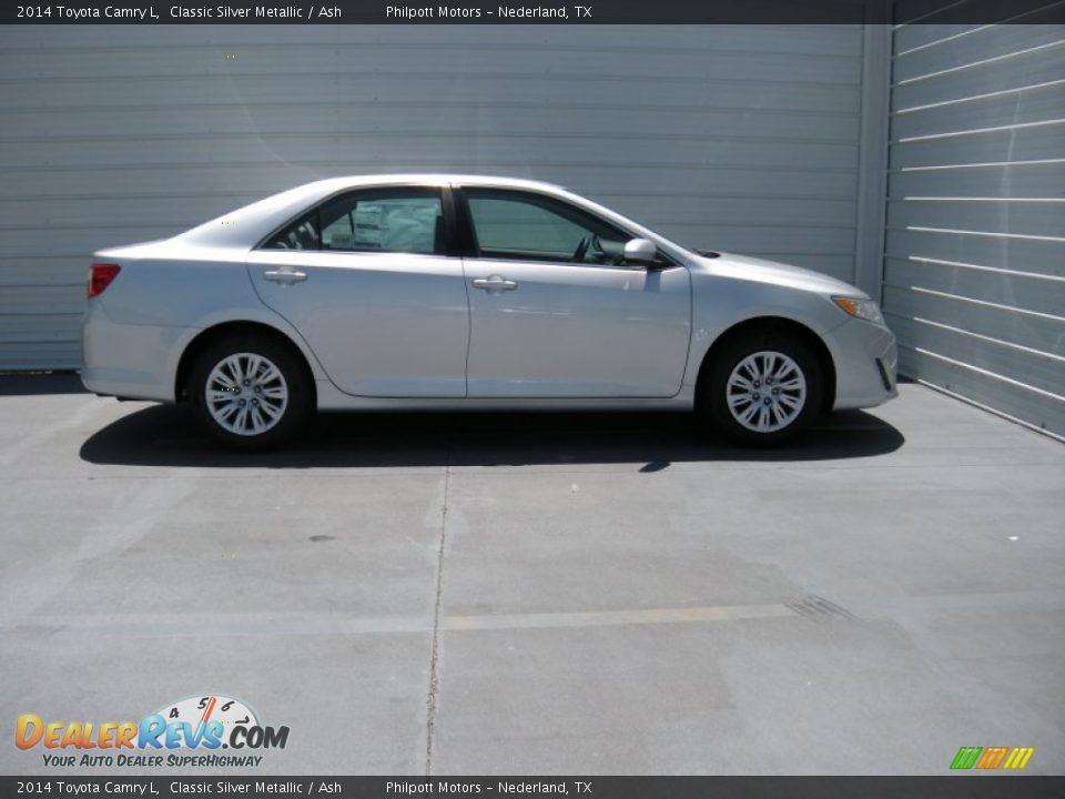 2014 Toyota Camry L Classic Silver Metallic / Ash Photo #3
