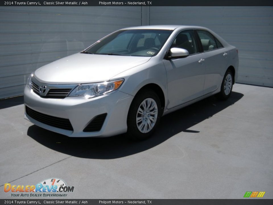 2014 Toyota Camry L Classic Silver Metallic / Ash Photo #7