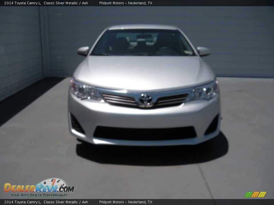 2014 Toyota Camry L Classic Silver Metallic / Ash Photo #8