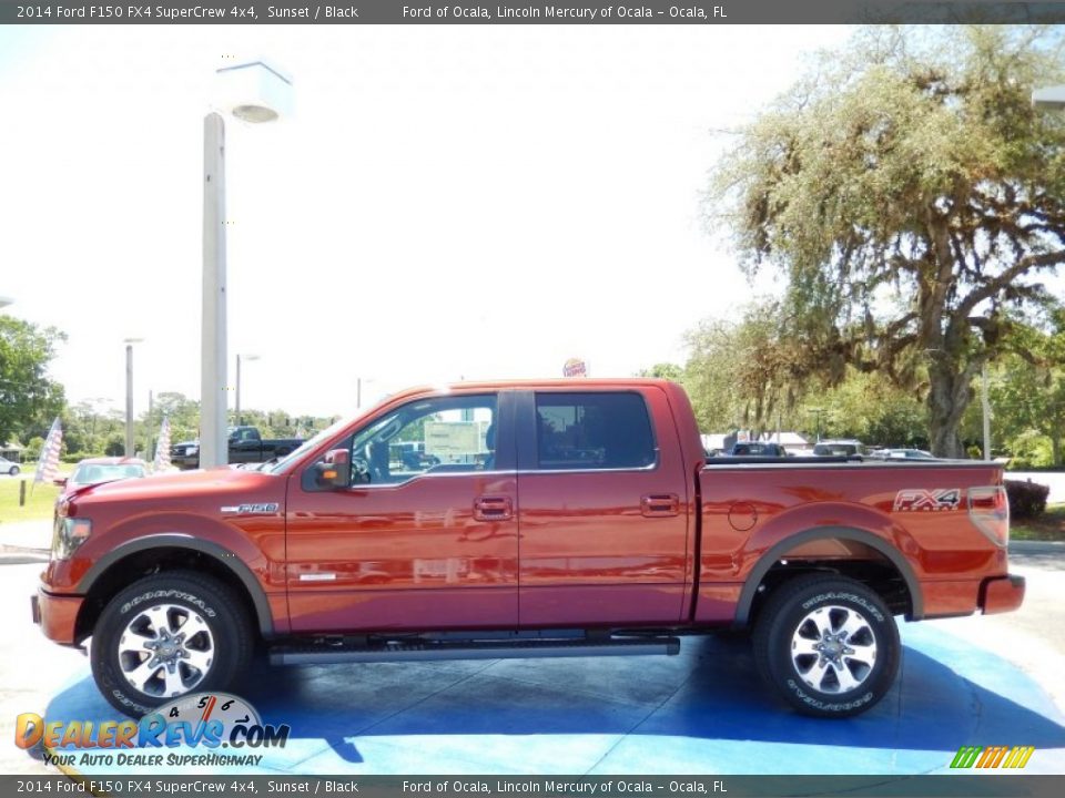 2014 Ford F150 FX4 SuperCrew 4x4 Sunset / Black Photo #2