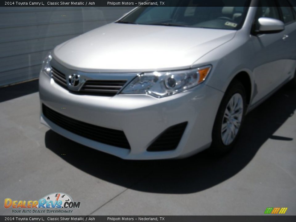 2014 Toyota Camry L Classic Silver Metallic / Ash Photo #10