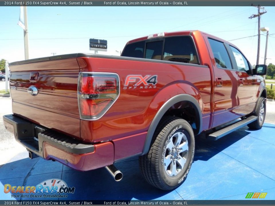 2014 Ford F150 FX4 SuperCrew 4x4 Sunset / Black Photo #3