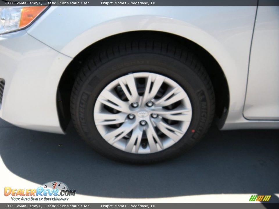 2014 Toyota Camry L Classic Silver Metallic / Ash Photo #11
